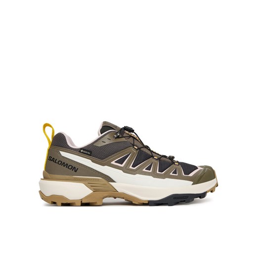 Trekkingi Salomon X Ultra 360 Edge Gore-Tex L47871700 Khaki ze sklepu eobuwie.pl w kategorii Buty trekkingowe męskie - zdjęcie 185033966