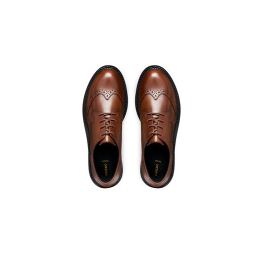 Oxfordy Geox D Serilda D56WYD 00043 C6002 Brązowy Geox 42 eobuwie.pl