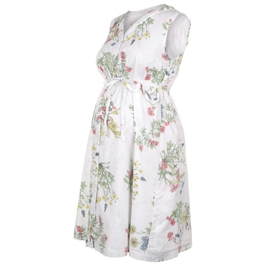 GAP Sukienka letnia white zalando szary abstrakcyjne wzory
