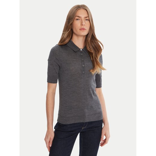 BOSS Sweter Fidenka 50545015 Szary Regular Fit ze sklepu MODIVO w kategorii Swetry damskie - zdjęcie 185034639