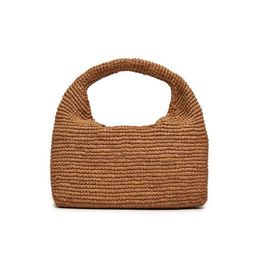 Manebi Torebka Halfmoon Bag V 2.2 DH Brązowy ze sklepu MODIVO w kategorii Torebki damskie - zdjęcie 185034649