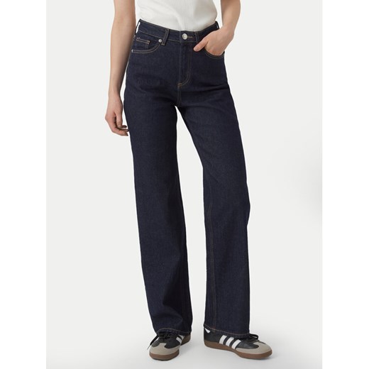 Vero Moda Jeansy Tessa 10297608 Granatowy Wide Leg ze sklepu MODIVO w kategorii Jeansy damskie - zdjęcie 185034667