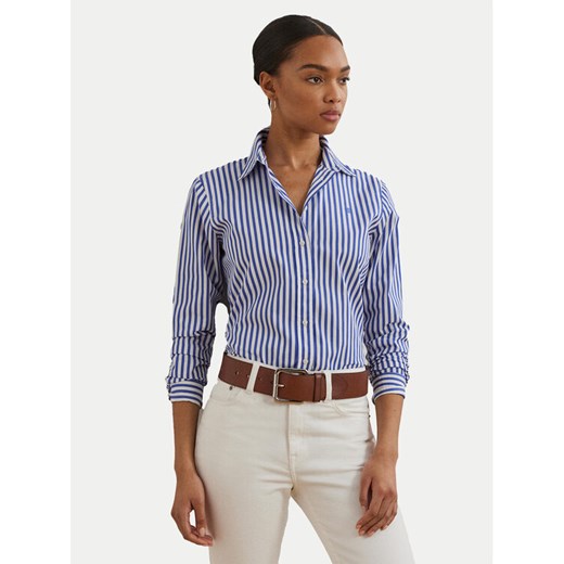 LAUREN RALPH LAUREN Koszula 200970765001 Niebieski Classic Fit ze sklepu MODIVO w kategorii Koszule damskie - zdjęcie 185034725