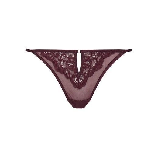 Hunkemöller Stringi 302380 Bordowy ze sklepu MODIVO w kategorii Majtki damskie - zdjęcie 185034746