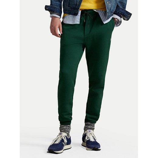 Polo Ralph Lauren Spodnie dresowe 710881518087 Zielony Regular Fit ze sklepu MODIVO w kategorii Spodnie męskie - zdjęcie 185034818