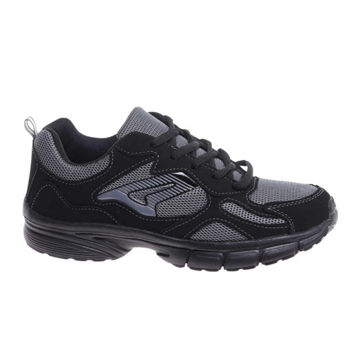 Sznurowane czarne buty sportowe chłopięce /F2-3 18025 T288/ ze sklepu Pantofelek24.pl w kategorii Trampki męskie - zdjęcie 185036907
