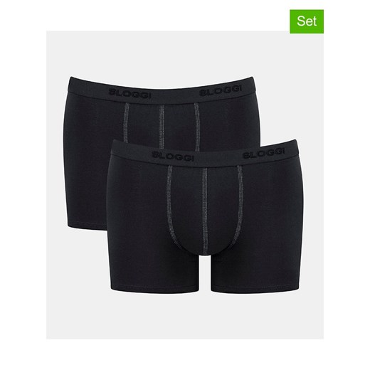 Sloggi Bokserki (2 pary) w kolorze czarnym ze sklepu Limango Polska w kategorii Majtki męskie - zdjęcie 185037126