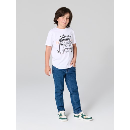 Sinsay - Spodnie jeansowe - niebieski Sinsay 158 (12-13 l) Sinsay