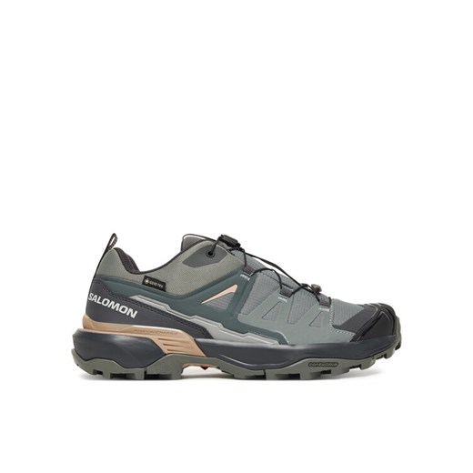 Trekkingi Salomon X Ultra 360 Gore-Tex L47982300 Szary ze sklepu eobuwie.pl w kategorii Buty trekkingowe damskie - zdjęcie 185038449