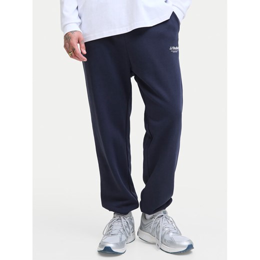 Jack&Jones Spodnie dresowe Kane Soho 12278943 Granatowy Regular Fit ze sklepu MODIVO w kategorii Spodnie męskie - zdjęcie 185039036