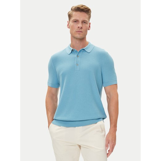 BOSS Polo H-Iannotti 50543148 Niebieski Regular Fit ze sklepu MODIVO w kategorii T-shirty męskie - zdjęcie 185039057
