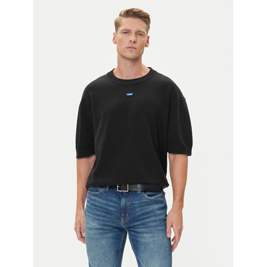 HUGO Sweter San Carson-CP 50543765 Czarny Relaxed Fit ze sklepu MODIVO w kategorii Swetry męskie - zdjęcie 185039107