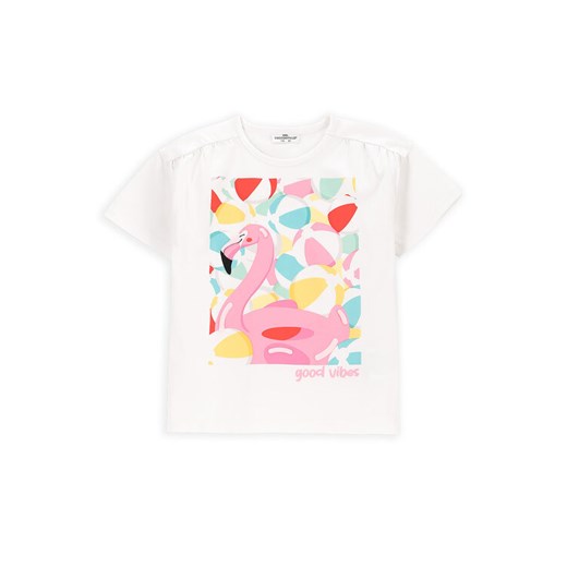 Coccodrillo T-Shirt WC5143202HGK Biały Regular Fit ze sklepu MODIVO w kategorii Bluzki dziewczęce - zdjęcie 185039115