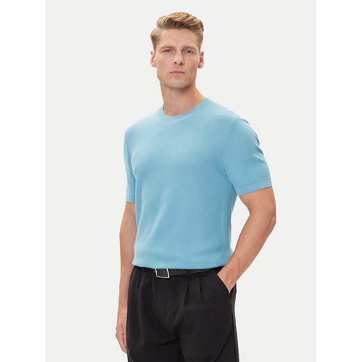 BOSS T-Shirt H-Ianni 50543161 Niebieski Regular Fit ze sklepu MODIVO w kategorii T-shirty męskie - zdjęcie 185039148