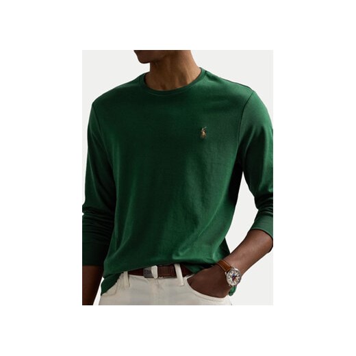 Polo Ralph Lauren Longsleeve 710760121038 Zielony Slim Fit Polo Ralph Lauren L MODIVO