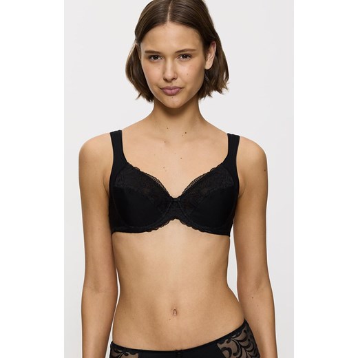 Triumph biustonosz miękki Modern Lace+Cotton W02 10213069-0004, Kolor czarny, Rozmiar 75C, Triumph ze sklepu Primodo w kategorii Biustonosze - zdjęcie 185040258