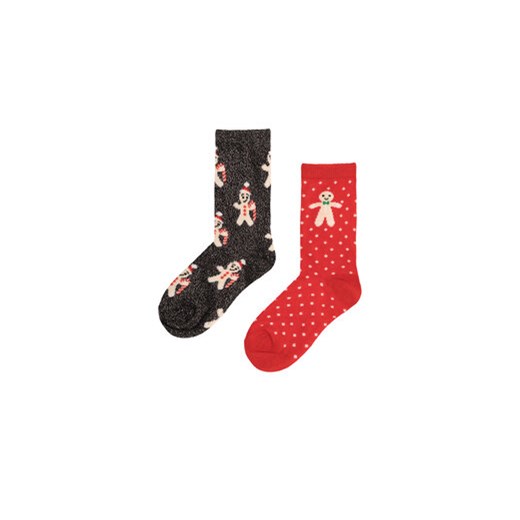 Zestaw 2 par wysokich skarpet dziecięcych Nelli Blu 7KB-005-AW23 (2-pack) Nelli Blu 31_33 eobuwie.pl