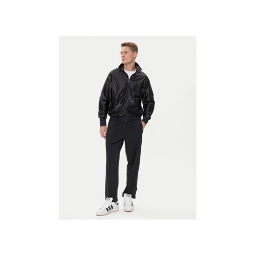 adidas Bluza Firebird Metallic JW5960 Czarny Loose Fit M MODIVO