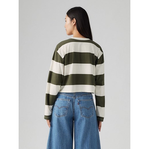 Levi&apos;s Koszulka w kolorze kremowo-oliwkowym L wyprzedaż Limango Polska