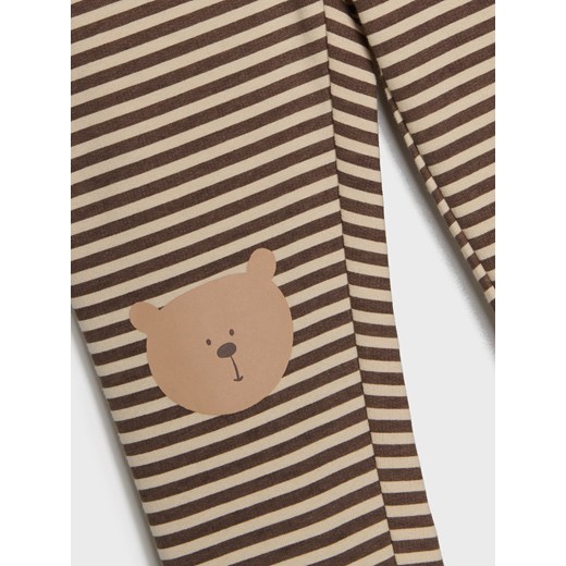 Sinsay - Spodnie 3 pack - kremowy Sinsay 98 (2-3 l) Sinsay