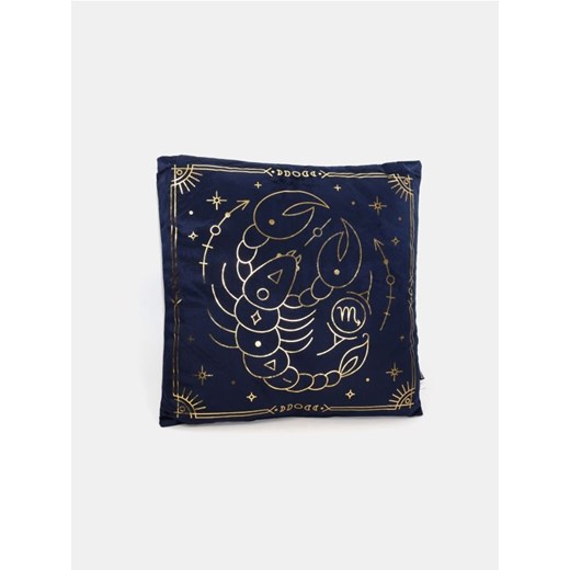Sinsay - Poduszka ze znakiem zodiaku - skorpion - granatowy ze sklepu Sinsay w kategorii Dom - zdjęcie 185042859