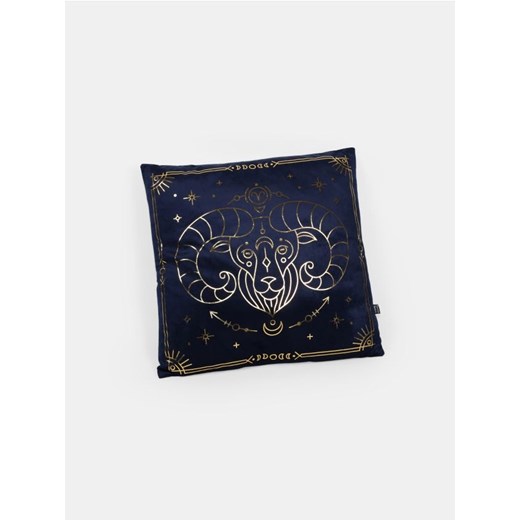 Sinsay - Poduszka ze znakiem zodiaku - baran - granatowy ze sklepu Sinsay w kategorii Dom - zdjęcie 185042869