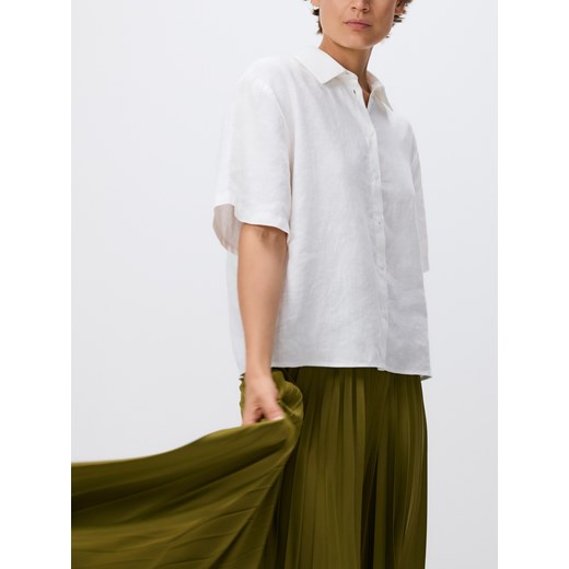 Reserved - Plisowana spódnica midi - zielony Reserved XS Reserved