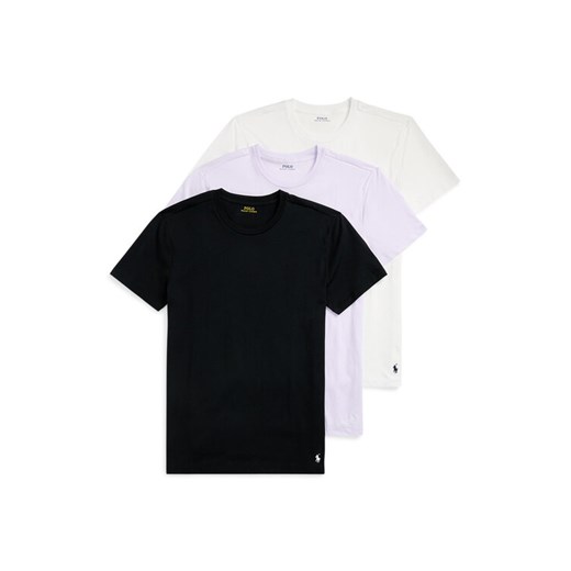 Polo Ralph Lauren Komplet 3 t-shirtów 714830304035 Kolorowy Slim Fit ze sklepu MODIVO w kategorii T-shirty męskie - zdjęcie 185043855