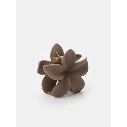 Sinsay - Klamra do włosów w kształcie kwiata - brązowy Sinsay One Size Sinsay
