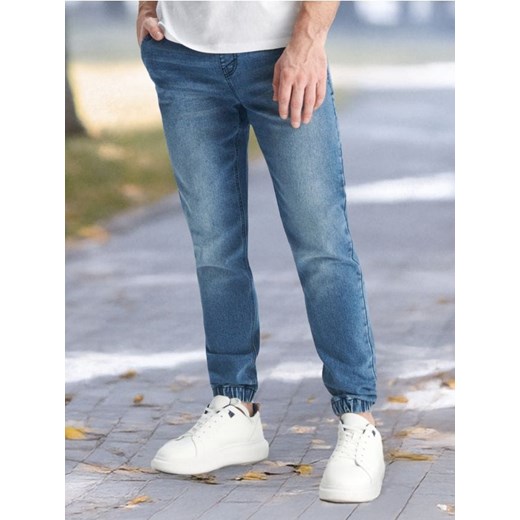 Sinsay - Jeansy jogger - granatowy ze sklepu Sinsay w kategorii Jeansy męskie - zdjęcie 185044505