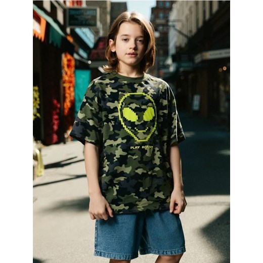 Sinsay - Szorty jeansowe - niebieski Sinsay 152 (11-12 l) okazyjna cena Sinsay