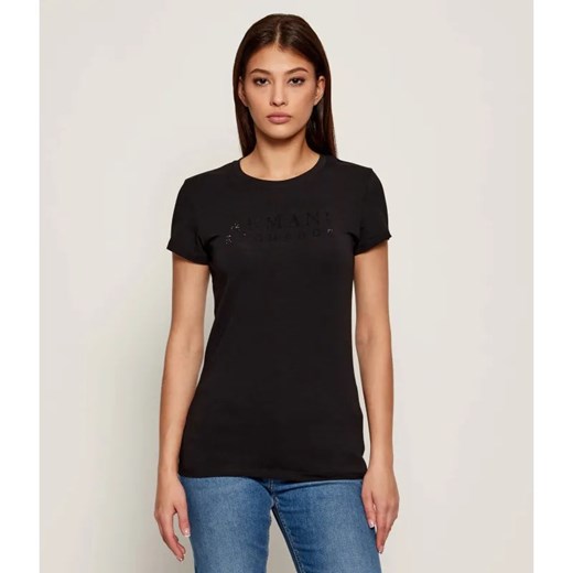 Armani Exchange T-shirt | Slim Fit ze sklepu Gomez Fashion Store w kategorii Bluzki damskie - zdjęcie 185045858
