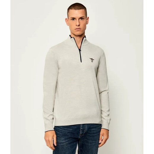 Aeronautica Militare Wełniany sweter | Regular Fit ze sklepu Gomez Fashion Store w kategorii Swetry męskie - zdjęcie 185045875