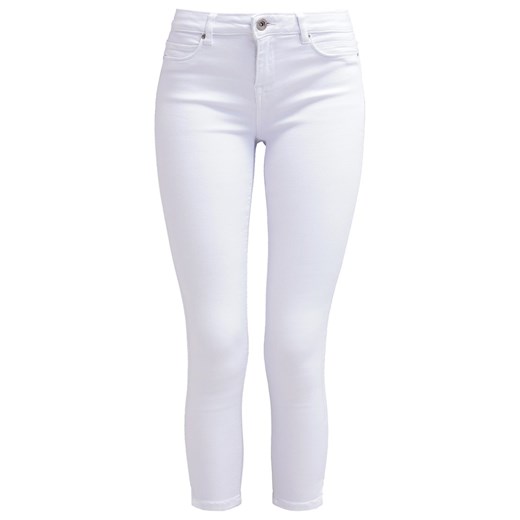 New Look Jeansy Slim fit white zalando  abstrakcyjne wzory