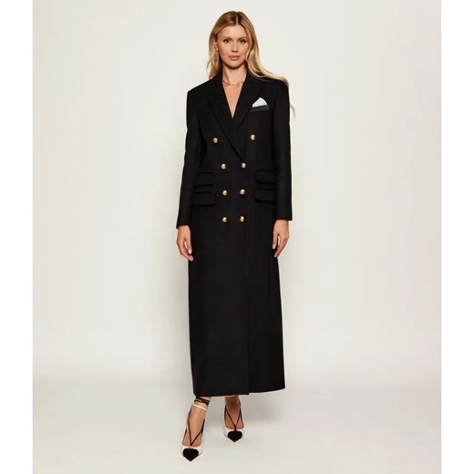 Elisabetta Franchi Wełniany płaszcz ze sklepu Gomez Fashion Store w kategorii Płaszcze damskie - zdjęcie 185047106