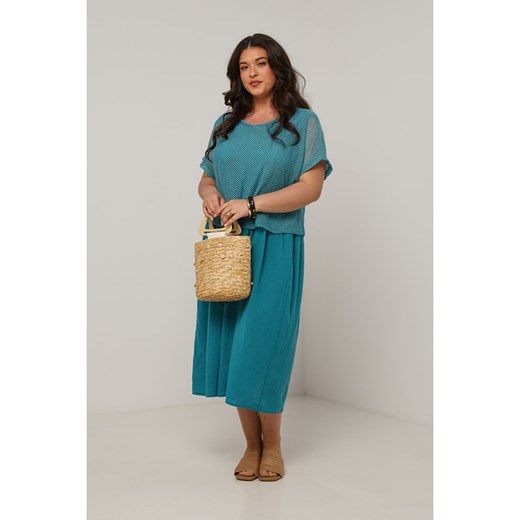 Curvy Lady Sukienka w kolorze morskim ze sklepu Limango Polska w kategorii Sukienki - zdjęcie 185047788