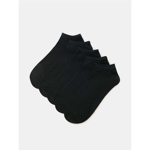 Sinsay - Skarpetki stopki 5pack - czarny ze sklepu Sinsay w kategorii Skarpetki damskie - zdjęcie 185049605