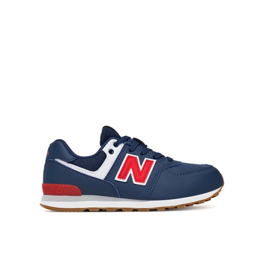 Sneakersy New Balance GC574NF Granatowy ze sklepu eobuwie.pl w kategorii Buty sportowe dziecięce - zdjęcie 185050888