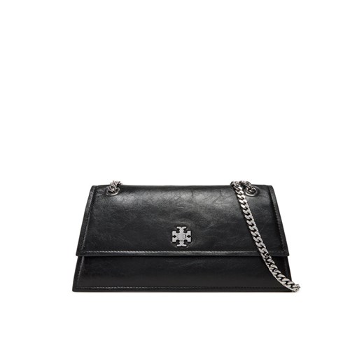 Torebka Tory Burch Kira Turnlock 167058 Czarny ze sklepu eobuwie.pl w kategorii Kopertówki - zdjęcie 185050908
