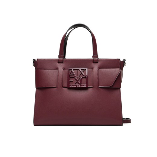 Torebka Armani Exchange 942689 0A874 UA343 Bordowy ze sklepu eobuwie.pl w kategorii Torebki damskie - zdjęcie 185050918