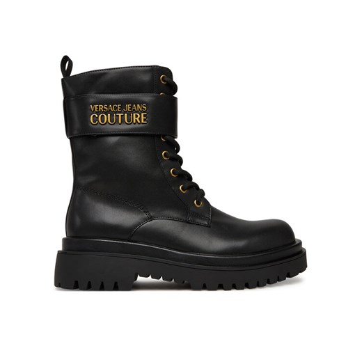 Versace Jeans Couture Trzewiki 79VA3S64 Czarny ze sklepu MODIVO w kategorii Botki - zdjęcie 185051357