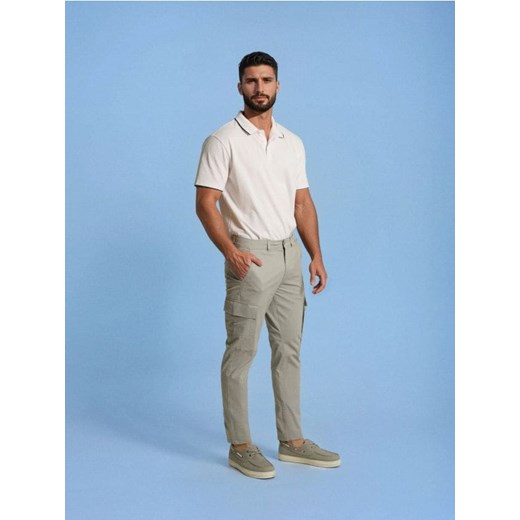 Sinsay - Spodnie slim cargo - szary ze sklepu Sinsay w kategorii Spodnie męskie - zdjęcie 185052498