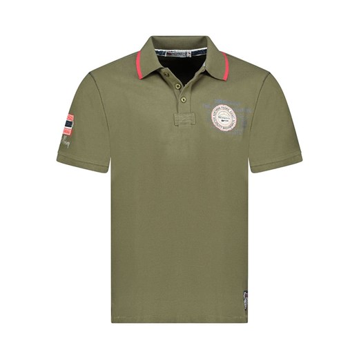 Geographical Norway Koszulka polo &quot;Kilsvik&quot; w kolorze zielonym ze sklepu Limango Polska w kategorii T-shirty męskie - zdjęcie 185053079