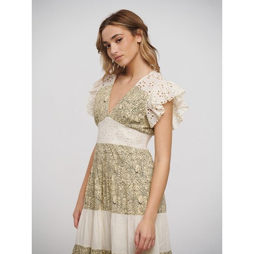 BLE Sukienka w kolorze beżowym Ble onesize okazja Limango Polska