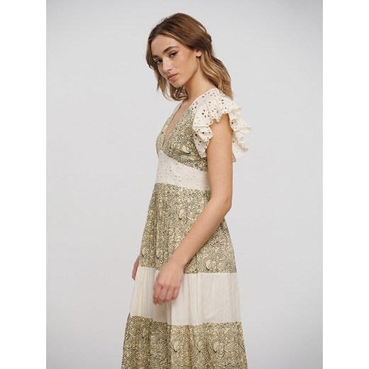 BLE Sukienka w kolorze beżowym Ble onesize Limango Polska wyprzedaż