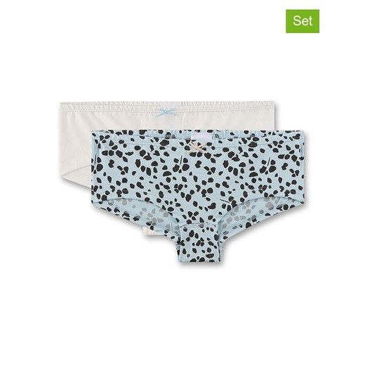 Sanetta Majtki (2 pary) w kolorze biało-błękitno-czarnym ze sklepu Limango Polska w kategorii Majtki dziecięce - zdjęcie 185053316