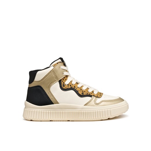 Sneakersy Geox J Laquinny J56M3B 054AJ C1M2U D Biały ze sklepu eobuwie.pl w kategorii Buty sportowe dziecięce - zdjęcie 185053458