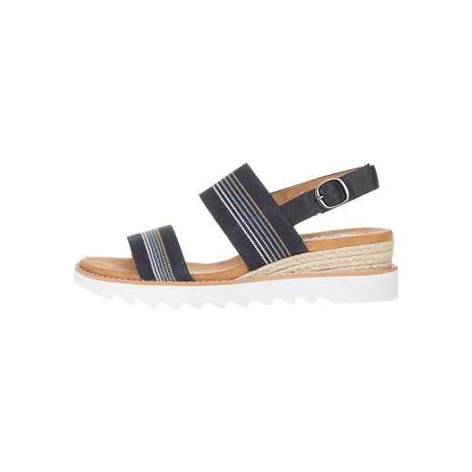 Skechers Sandały &quot;Desert Kiss Hi&quot; w kolorze szarym na obcasie ze sklepu Limango Polska w kategorii Sandały damskie - zdjęcie 185054318
