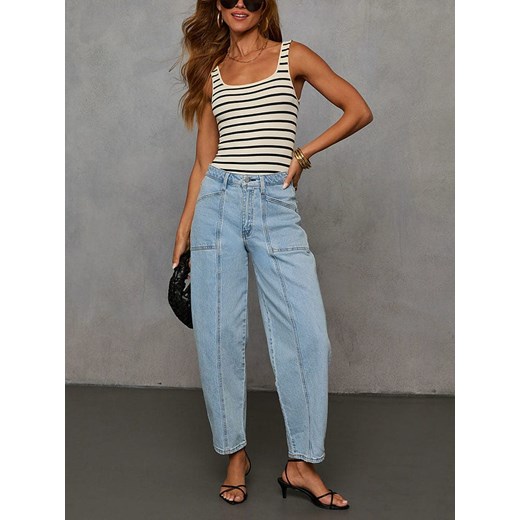 LA Angels Top w kolorze kremowo-czarnym La Angels S wyprzedaż Limango Polska