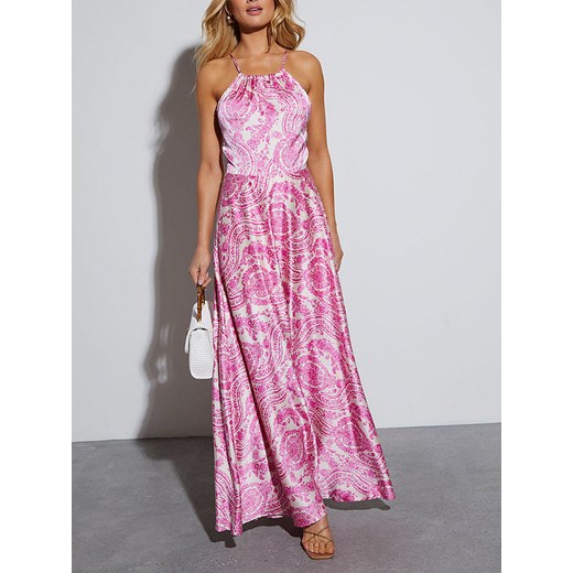 LA Angels Sukienka w kolorze różowo-kremowym La Angels S okazyjna cena Limango Polska